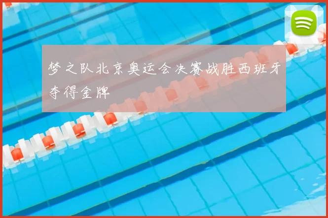 梦之队北京奥运会决赛战胜西班牙夺得金牌